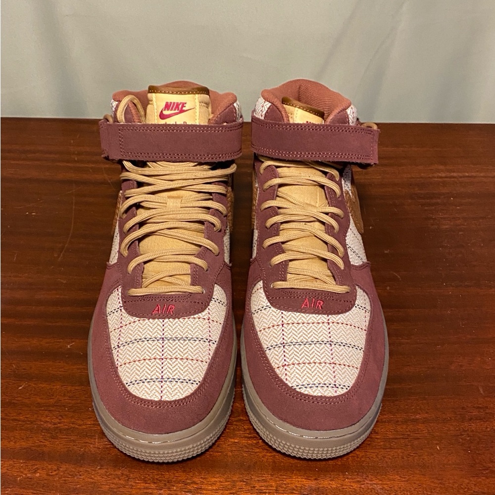 Nike Air Force 1 Mid ‘07 LV8 Gum Dark Brown/Noble Red CT1206-900 Men 10.5 NWT